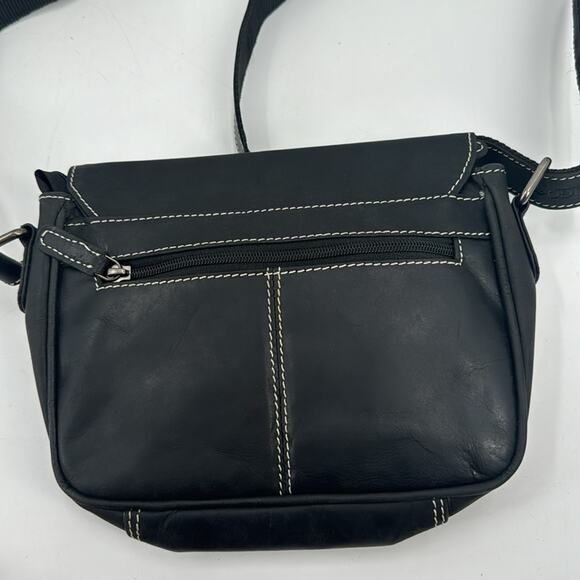 NWT Arrigo black leather Crossbody bag - Picture 3 of 6
